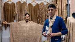 Jaime Iván Suárez, el joven tejedor del Mejor Poncho 2025