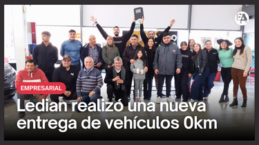 LEDIAN realizó una nueva entrega de vehículos 0 km
