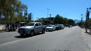 Impresionante choque en cadena en Av. Belgrano