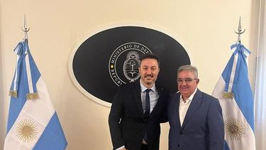 Jalil se reunió con el ministro Luis Petri
