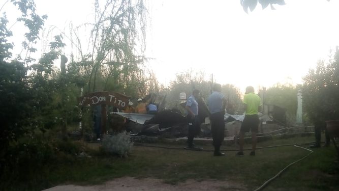 Se incendió una casa prefabricada en Andalgalá