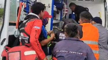 peregrino santiagueno se descompenso en plena ruta 38 y tuvo que ser asistido