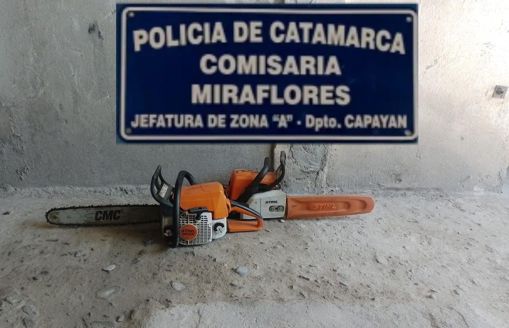 Secuestro. Dos motosierras.&nbsp;