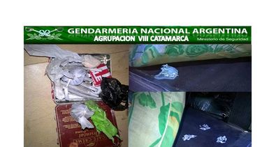 Gendarmería y la Policía secuestraron más de 6 kilos de drogas