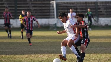 Matías Solohaga, autor del gol del triunfo de San Lorenzo