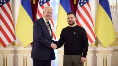 Joe Biden en Ucrania.&nbsp;