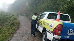 Por un derrumbe permanece cortada la ruta 65