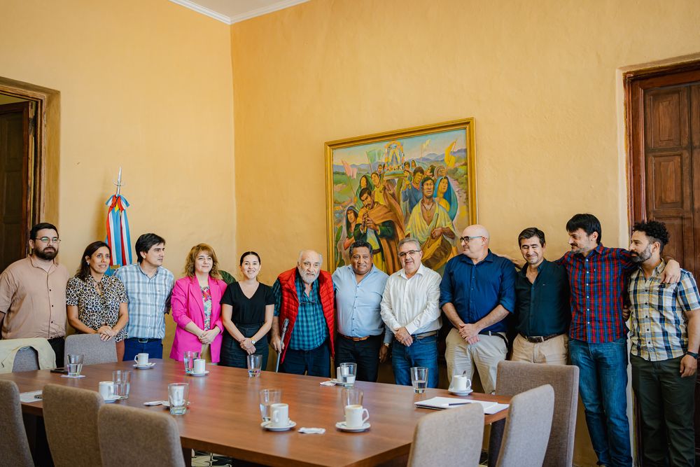 Encuentro. Participaron arqueólogos y autoridades del Gobierno.