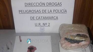 Medio kilo de marihuana en Recreo