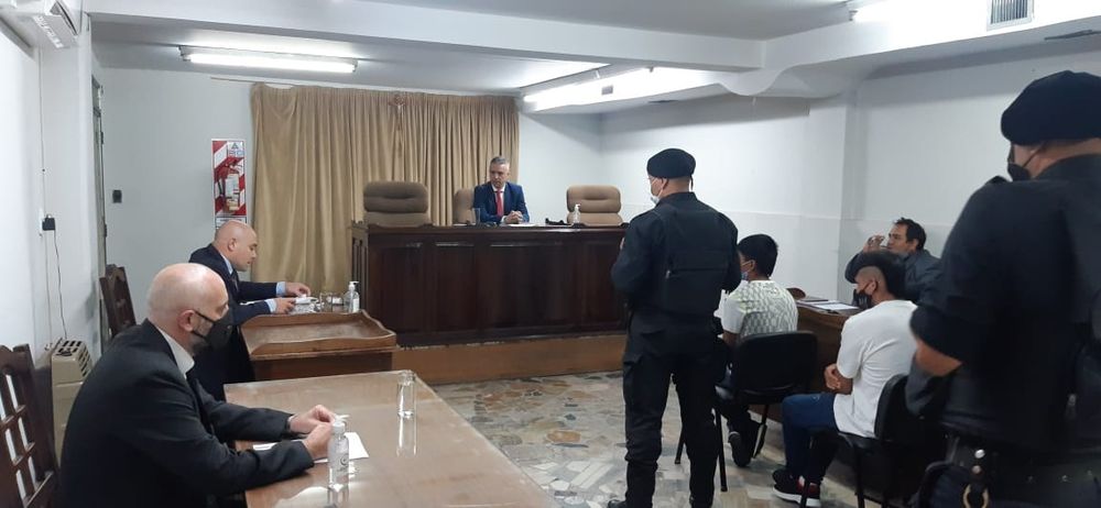 Condena. Ambos individuos fueron trasladados al penal.&nbsp;
