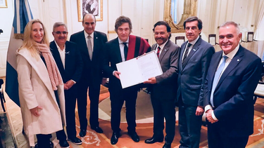 milei recibe a gobernadores del norte