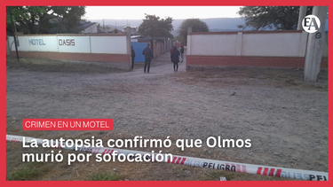 La autopsia confirmó que Olmos murió por sofocación