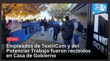 Empleados de TextilCom y del Potenciar Trabajo fueron recibidos en Casa de Gobierno