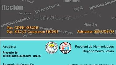 Comienzan mañana las IV Jornadas de Letras