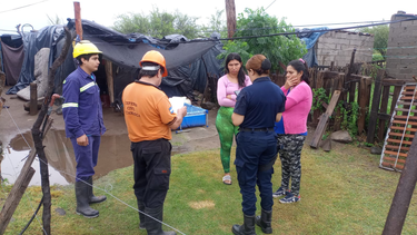 operativo de asistencia en el interior y el valle central tras las intensas lluvias