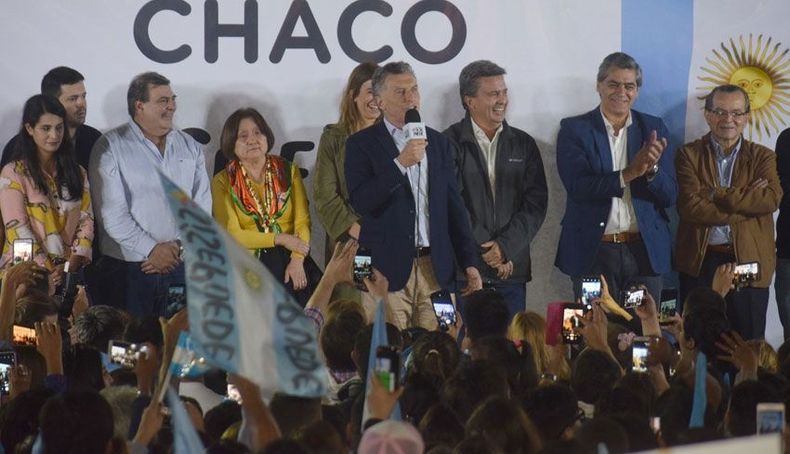 Macri pidi que escuche todo Corrientes en un acto que encabezaba