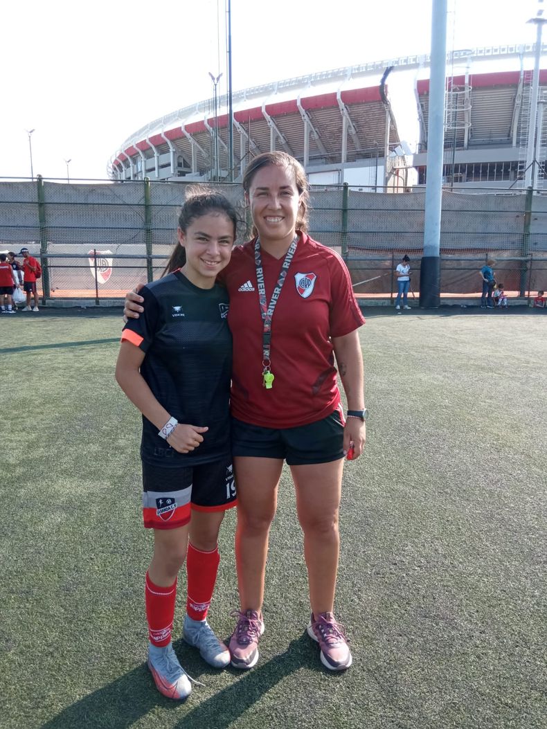 Delfina Díaz Foressi dejó una gran imagen en River Plate