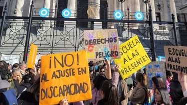 marchas en todo el pais en reclamo por la ley de discapacidad