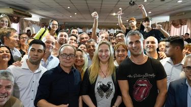 Gira nacional. Milei y Menem, responsables del armado libertario.