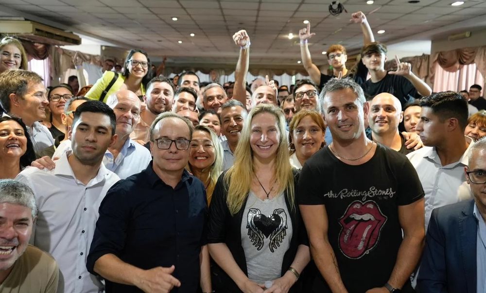 Gira nacional. Milei y Menem, responsables del armado libertario.
