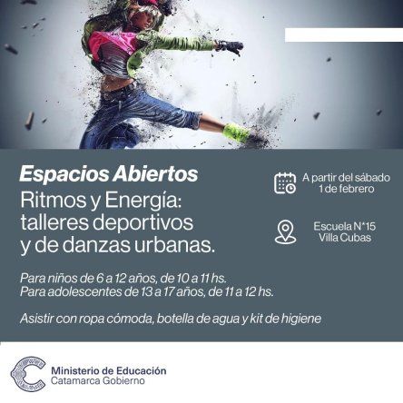 Las escuelas abren sus puertas este sábado con actividades recreativas y deportivas (2).jpeg