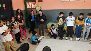 seguridad brinda talleres de prevencion de las violencias en escuelas del interior