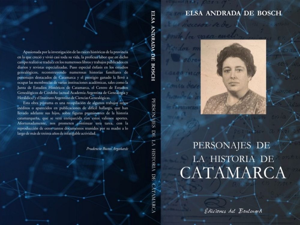 El libro Personajes de la historia de Catamarca﻿ de Elsa Andrada de Bosch