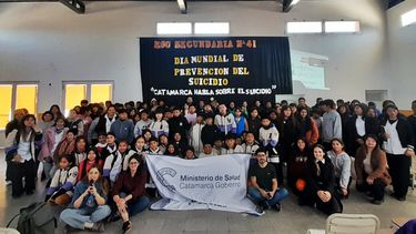 equipo de salud mental trabajo sobre prevencion del suicidio en belen