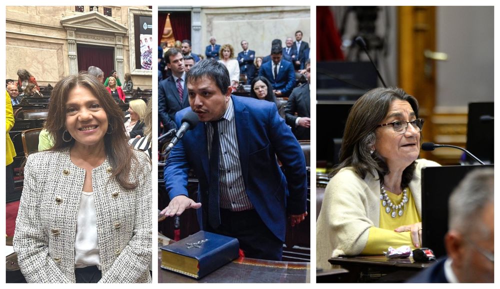 Preocupación. Lucía Corpacci, Sebastián Nóblega y Silvana Ginocchio fijaron sus posturas por el mega-DNU.