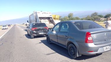 Choque en cadena en la Circunvalación.