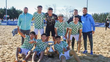 Agónico. El seleccionado de la liga catamarqueña ganó en el cierre.
