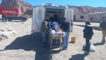 el tolar: por primera vez un paciente pudo ser trasladado en ambulancia