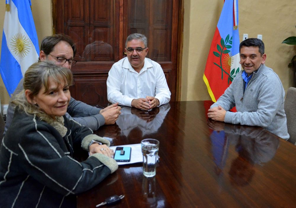 Raúl Jalil junto a Guillermo Ferreyra